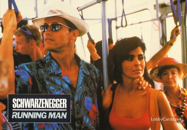 The Running Man lobby card